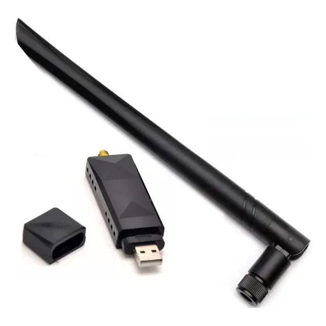 Adaptador Wifi Usb Dual-band Rt5572 10dbi Kali Linux Pentest