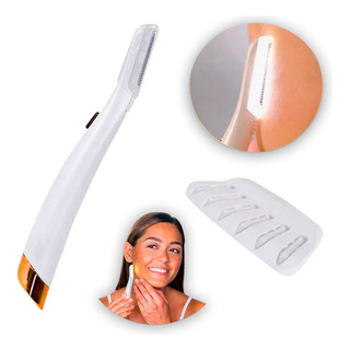 Removedor De Pelos E Esfoliação Facial Com Luz De Led Removedor De Pelos E Esfoliação Facial Com Luz De Led