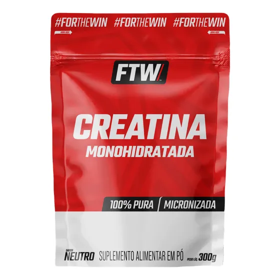 Creatina Monohidratada 100% Pura Refil 300g - FTW