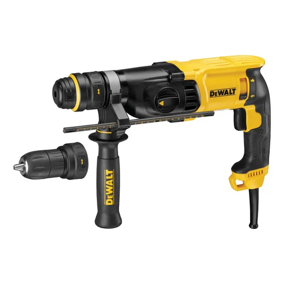 Rotomartillo electroneumático DeWalt D25134K amarillo y negro frecuencia de 50Hz/60Hz con 800W de potencia 220V