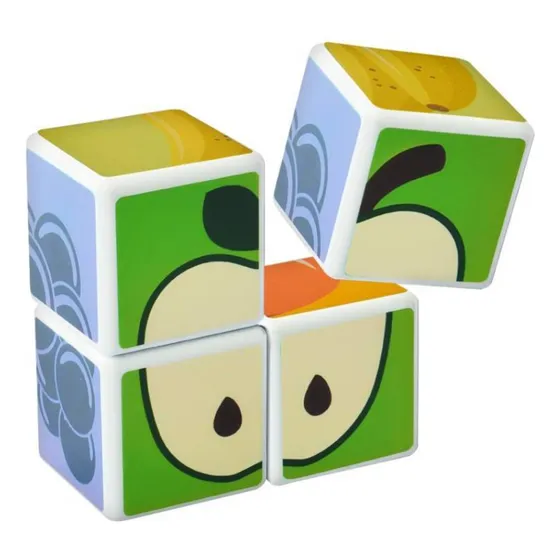 Bloques Magnéticos 4 Piezas Diseño Frutas