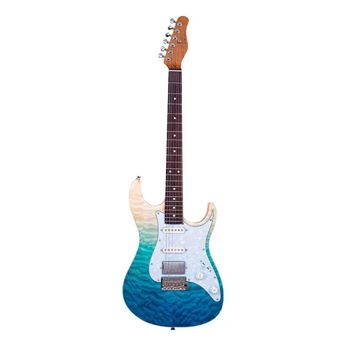 ギター Tagima STELLA custom Guitarra Tagima Stella Brasil Cedro Sonic Blue Captadores