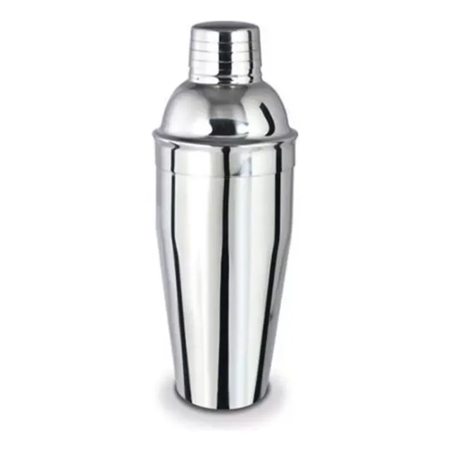 Coctelera Para Bartender De 750 Ml De Cuerpos Acero Bar Color Plateado