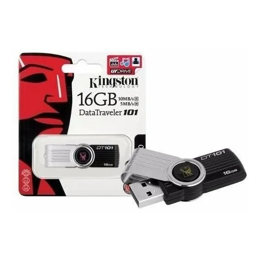 Memoria Micro Sd Pendrives Usb Kingston 2.0 16gb Pc Lapto
