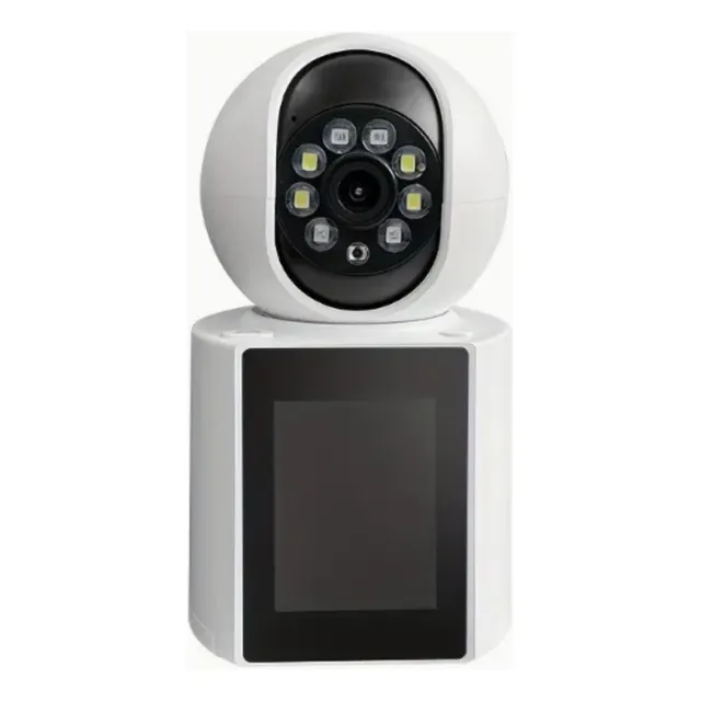 Cámara De Seguridad Inteligente Con Pantalla Wi-fi 1080p/4mp