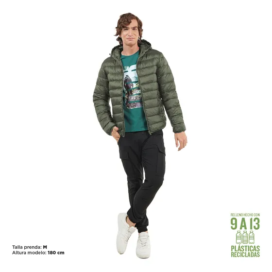 Chaqueta  Con Capota Para Hombre Totto Colorout