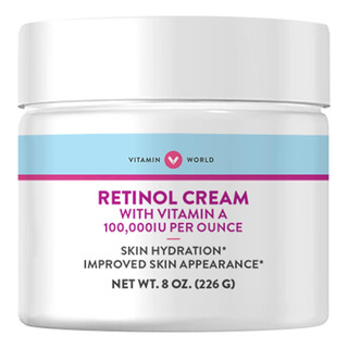 Creme Vitamin World Retinol 100.000 Ui 8 Onças, Vitamina A, Creme Vitamin World Retinol 100.000 Ui 8 Onças, Vitamina A,