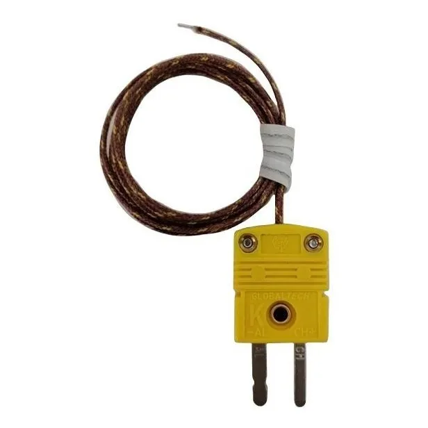 Termopar Tipo K  Sencillo Fibra De Vidrio Gtss-gg-k30