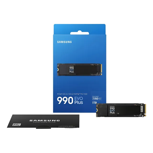 Disco Solido Ssd Samsung 1tb 990 Evo Plus Nvme Pcie 5.0 M.2 Color Negro