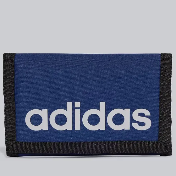 Carteira adidas Essentials Linear Marinho Cor Preto Desenho Do Tecido