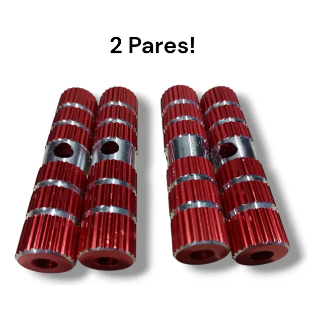 Posapies Medianos De Aluminio Para Bicicletas (2 Pares) Bmx