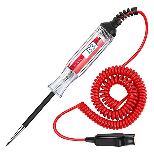 Lámpara De Prueba Automotriz Awblin, Circuito Lcd Digital Dc