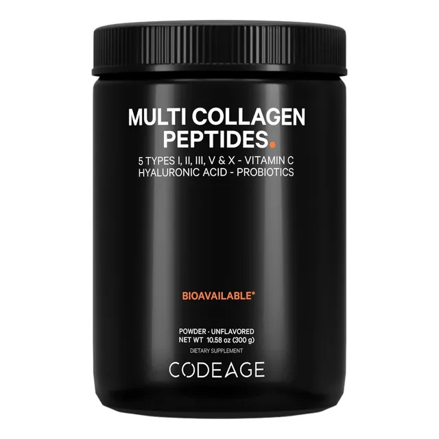 Péptidos Múltiples De Colágeno Codeage 300 G Sin Sabor