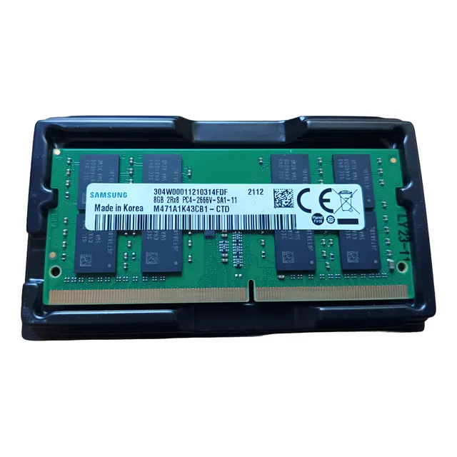 Memoria RAM gamer color verde 8GB 1 Samsung M471A1K43DB1-CTD