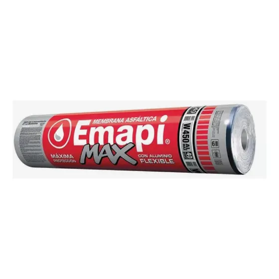 Membrana Emapi W450 Asfaltica Con Aluminio Flexible