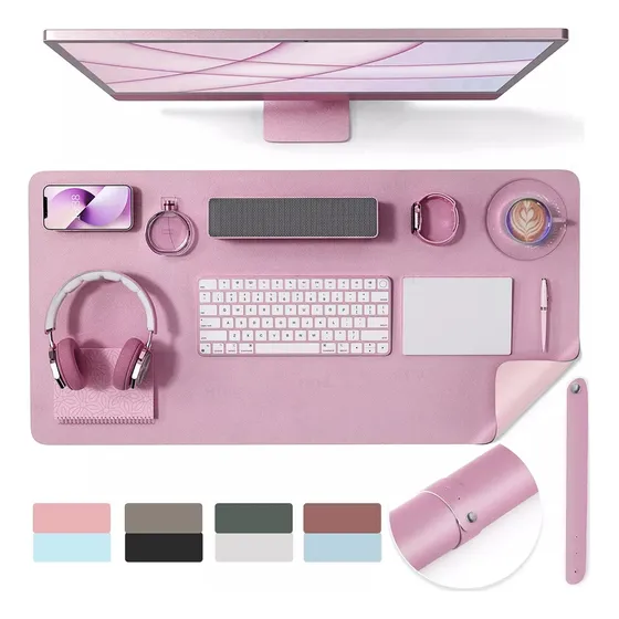Pu Mouse Pad Desk Protector Juego Oficina Con Estilo 80x40cm