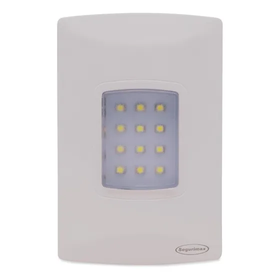 Luminária Emergência Led Embutir 4x2 100 Lumens Segurimax Cor Branco 127/220V