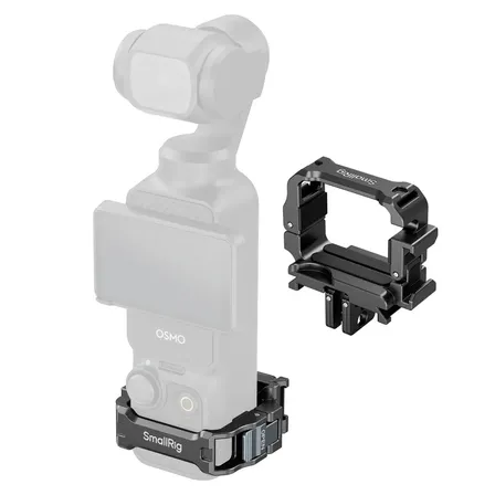 Gaiola de expansão do adaptador SmallRig Cage para DJI Osmo Pocket 4P/4/3 e Xtra Muse - 5607