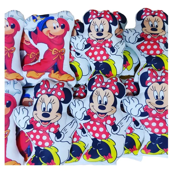 75 Almofadas  Personalizada Lembrancinha 30x19cm Mini Mick