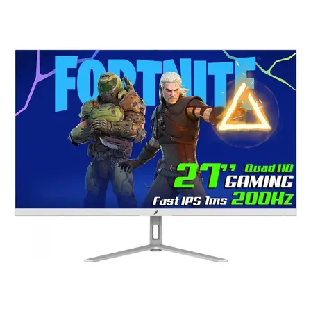 Monitor Superframe Crystal 27 Quad Hd 200hz G-sync Branco