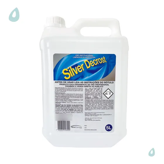Silver Decrost 5l  Desincrust Para Máquina De Lavar Louças