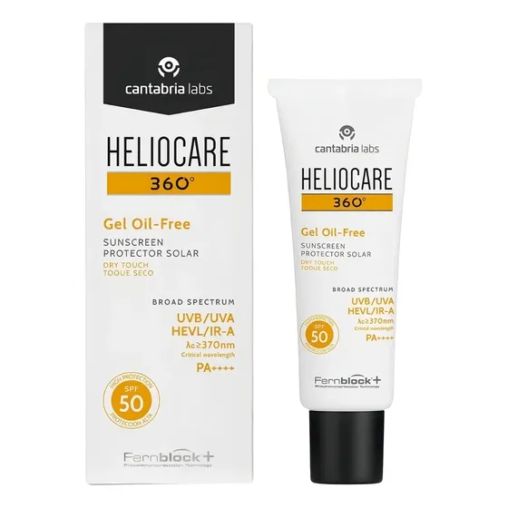 Protector Solar Heliocare 360 Gel Oil Free 50ml | Cuotas sin interés