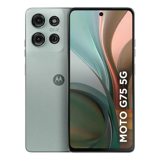 Smartphone Moto G75 5g 256gb Vegan Leather Cor Cinza Motorola
