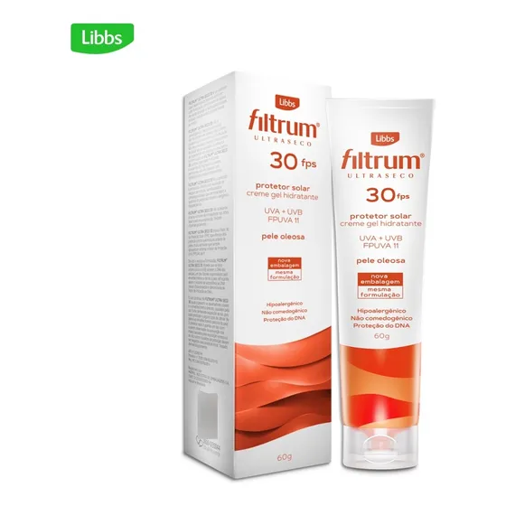 Filtrum Ultra Seco Fps30 Pele Oleosa 60g