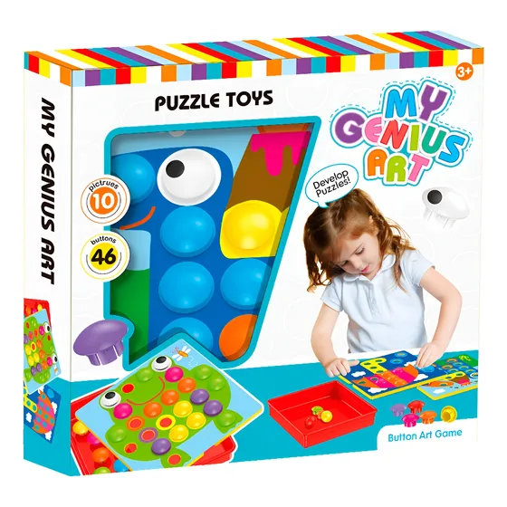Juego De Botones Coloridos Para Niños