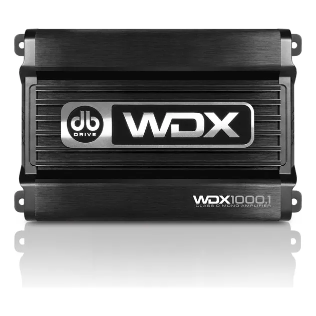 Amplificador de Audio Para Automóvil DB Drive WDX1000.1 WDX Series Clase D Monoblock 1 Canal 1000 Watts Color Negro