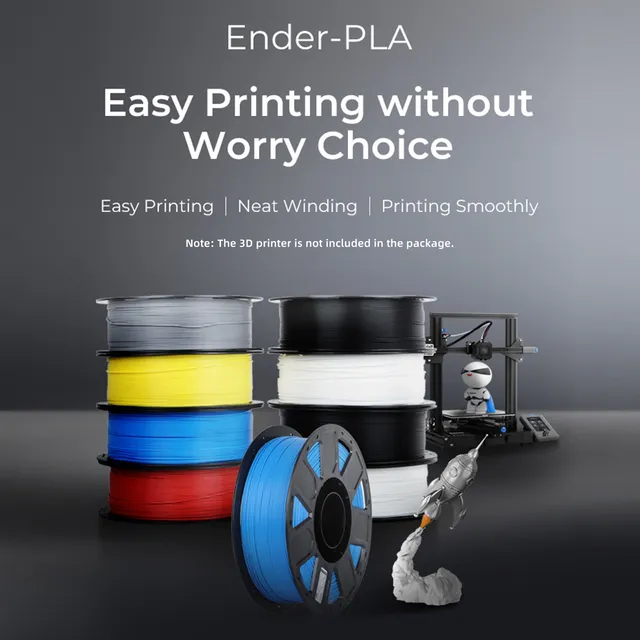 Impresora 3d Cr-10 Ender-pla, Bobina De Filamento, Paquete D