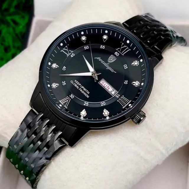 Reloj Poedagar Hombre Lujo Acero Inoxidable Contra Agua 3atm