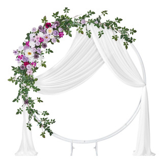 Tela Para Drapeado De Arco De Boda 550cm Cortinas Blancas Tela Para Drapeado De Arco De Boda 550cm Cortinas Blancas