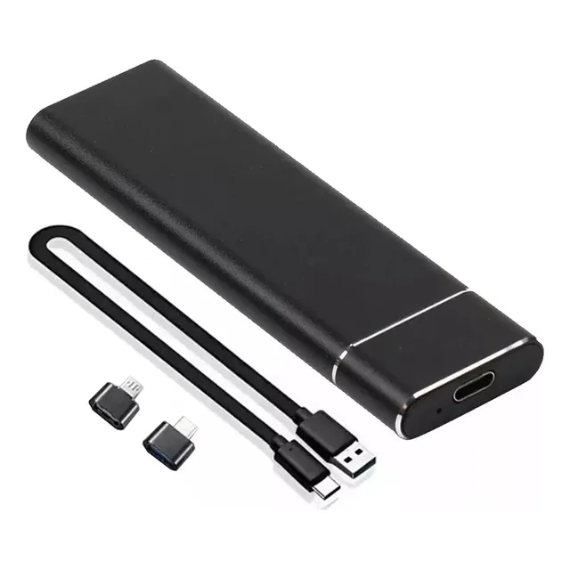 Disco Portátil Duro Externo Alta Velocidad Ssd 2tb Negro