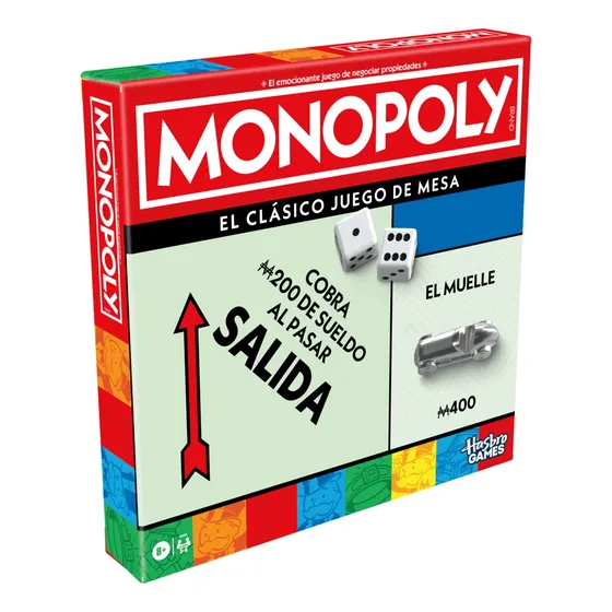 Monopoly Clasico - Juego De Mesa - Hasbro / Diverti