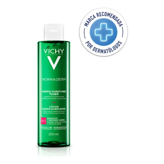 Tónico Dermo Purificante Vichy Normaderm  200ml Grasa Día/noche