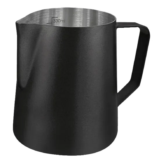 Jarro Pitcher Hudson W30 330ml barista arte latte cafe lechero color negro