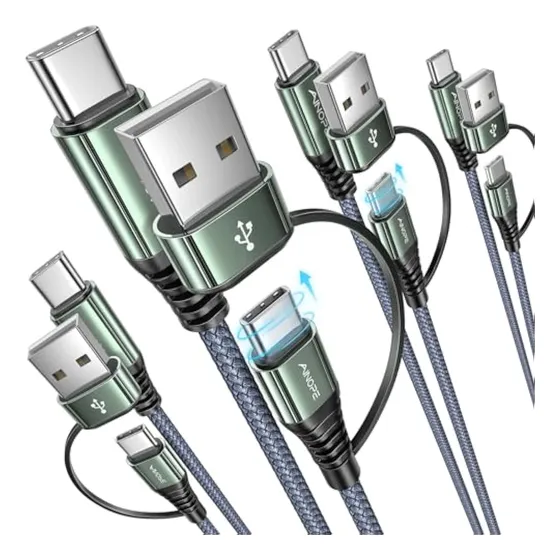 Ainope Cable Usb C 4 En 1 De Carga Rápida Para