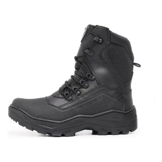 Bota Acero Titanium Pro Cuero Uniforme Policia Militar