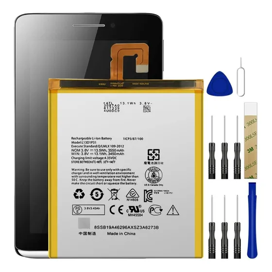 Bateria Para Repuesto Lenovo Tab Ideatab Herramienta