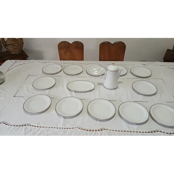 Tetera Gigante Platos Postre Bavaria Alemania Uy1