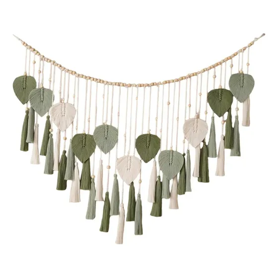 Tapiz Colgante De Pared De Macramé, Tapiz Tejido, Tapiz