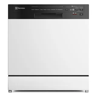 Lava-louça Electrolux 8 Serviços Branca Lava E Seca 50' Lb08 Lava-louça Electrolux 8 Serviços Branca Lava E Seca 50' Lb08