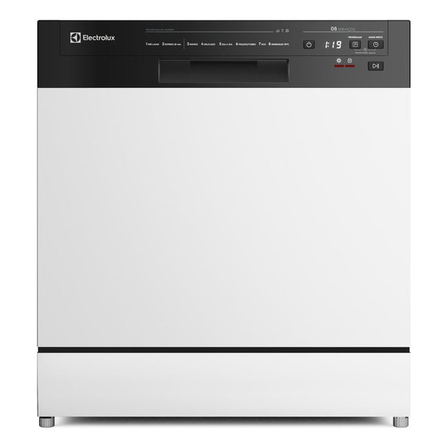 Lava-louça Electrolux 8 Serviços Branca Lava E Seca 50' Lb08