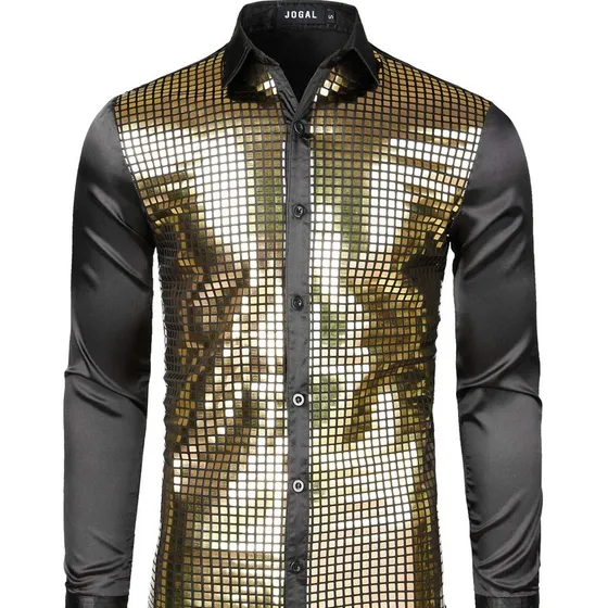 Traje De Festa Discoteca Jogal Masculino Dos Anos 70 Com Lan