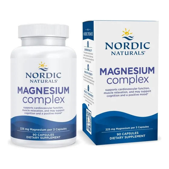 Suplemento Nordic Naturals Magnesium Complex 90 Cápsulas