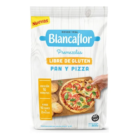 Blancaflor Premezcla Sin Tacc Pan Y Pizza 500gr X12 Unidades