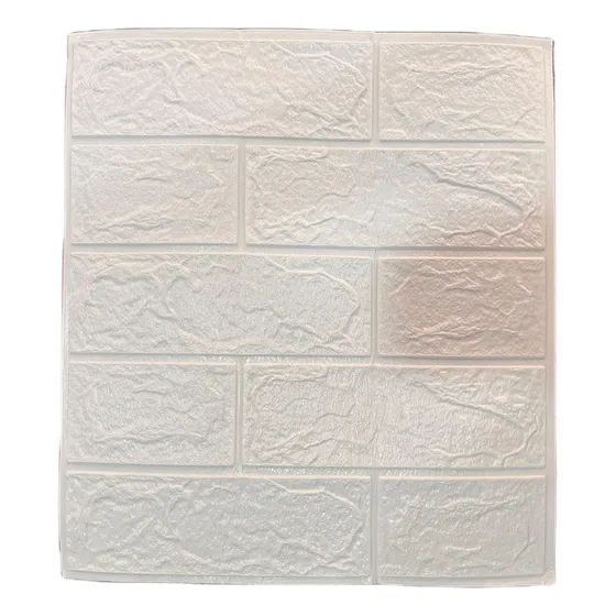 Vinil Autoadhesivo Efecto Ladrillo Blanco 40x35cm