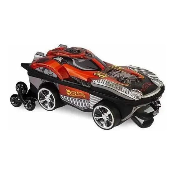 Mochila Escolar Hot Wheels 3d Ruedas G