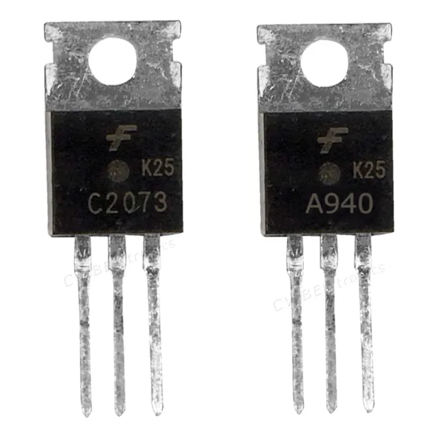 Transistor Par 2sa940 2sc2073 (2 Pares) A940 C2073 Original